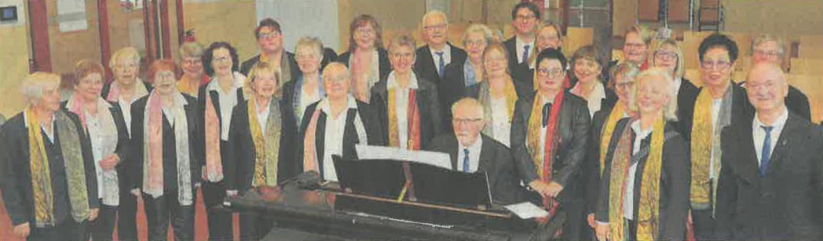 Chor Havelberg: Gruppenbild Weihnachtskonzert